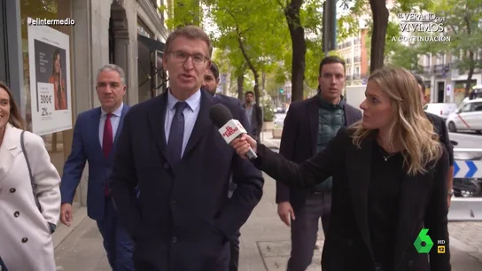 ¿Realmente le quita el sueño la amnistía o no estar en Moncloa?: así reacciona Feijóo a la pregunta de Andrea Ropero Andrea Ropero tiene una breve conversación con Alberto Núñez Feijóo, al que ha podido preguntar sobre el pronunciamiento de los vocales conservadores del CGPJ en contra de la amnistía. Sus respuestas, en este vídeo de El Intermedio.