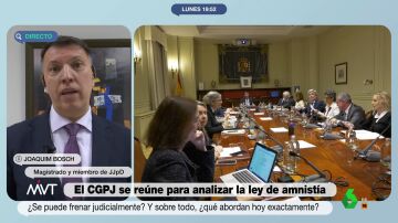 Joaquim Bosch, sobre la reunión del CGPJ sobre la amnistía: No tiene competencias para informar de leyes que no existen