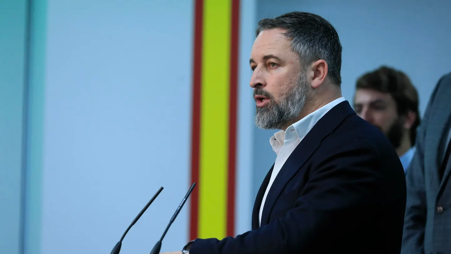 El líder de Vox, Santiago Abascal El líder de Vox, Santiago Abascal