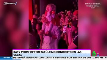 El tierno momento de Katy Perry al parar su concierto en Las Vegas para saludar a su hija junto a Orlando Bloom