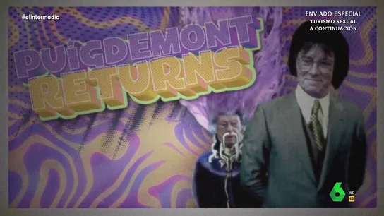 Carles Puigdemont vuelve a España en la última superproducción de El Intermedio Raúl Pérez pone voz a Carles Puigdemont en este sketch de El Intermedio donde el expresident de la Generalitat recibe la noticia de que ya puede volver a España. Su reacción y el problema que encontrará por el camino, en este vídeo.