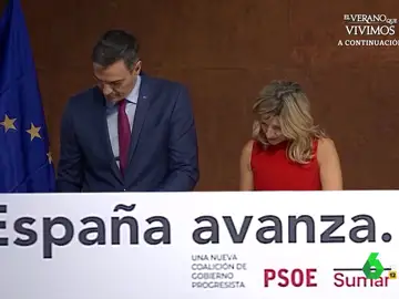 Vídeo manipulado - Pedro Sánchez y Yolanda Díaz buscan nuevas oportunidades de financiación para España