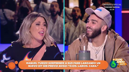 Manuel Turizo le canta a Valeria Ros para 'tirarle la caña': "Me estoy poniendo nerviosísima" Manuel Turizo le canta a Valeria Ros para 'tirarle la caña': "Me estoy poniendo nerviosísima"