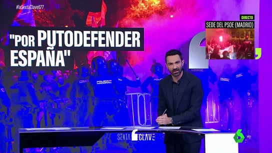"Por puto defender España": el lema acuñado por la ultraderecha para luchar contra la ley de amnistía "Por puto defender España": el lema acuñado por la ultraderecha para luchar contra la ley de amnistía
