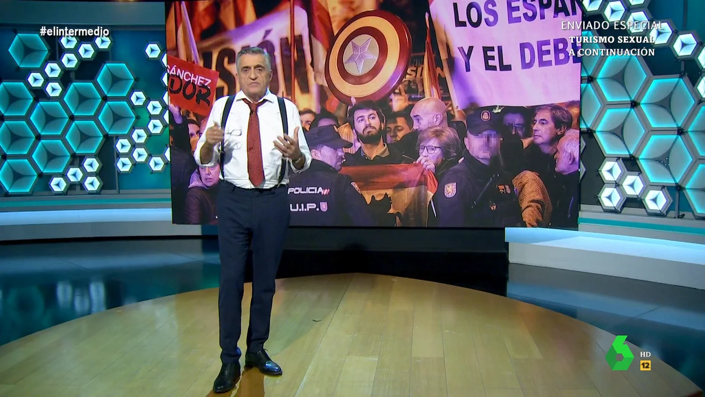 Wyoming, sobre los altercados en Ferraz: "Parece que una parte de la derecha no está muy acostumbrada a sacar sus reivindicaciones a la calle" Wyoming, sobre los altercados en Ferraz: "Parece que una parte de la derecha no está muy acostumbrada a sacar sus reivindicaciones a la calle"