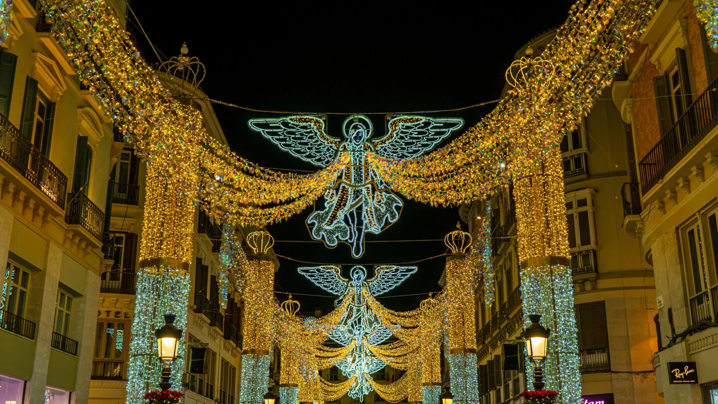 Luces de Navidad de la calle Larios en M&aacute;laga