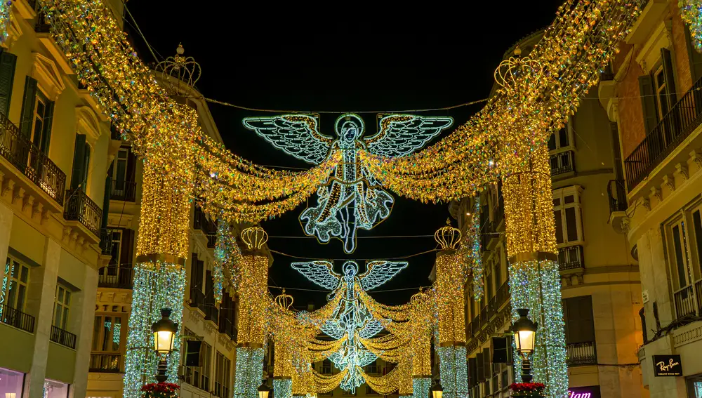 Luces de Navidad de la calle Larios en Málaga Luces de Navidad de la calle Larios en Málaga