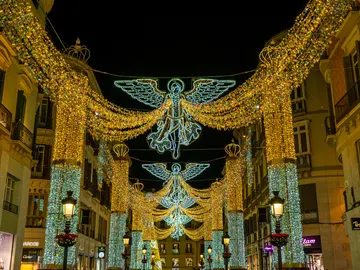 Luces de Navidad de la calle Larios en Málaga Luces de Navidad de la calle Larios en Málaga