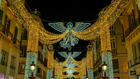 Luces de Navidad de la calle Larios en Málaga