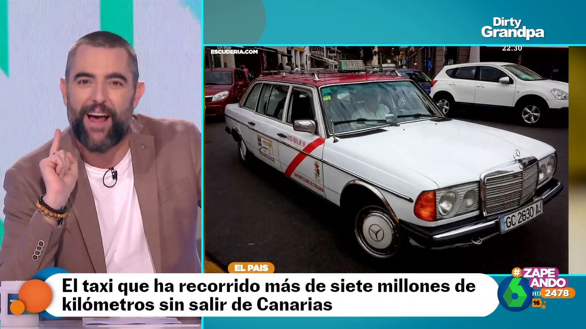 Así es el taxi que ha recorrido nueve veces la distancia a la Luna sin salir de Gran Canaria