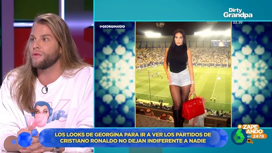 Eduardo Navarrete valora los looks de Georgina Rodríguez para ir el fútbol: "Esta chica está estupenda" Eduardo Navarrete valora los looks de Georgina Rodríguez para ir el fútbol: "Esta chica está estupenda"
