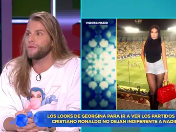 Eduardo Navarrete valora los looks de Georgina Rodríguez para ir el fútbol: &quot;Esta chica está estupenda&quot;