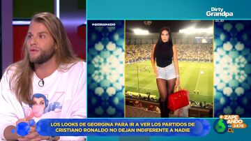 Eduardo Navarrete valora los looks de Georgina Rodríguez para ir el fútbol: "Esta chica está estupenda"