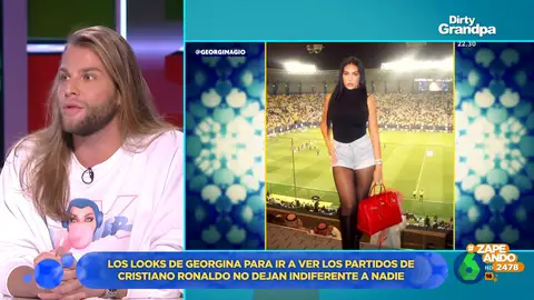 Eduardo Navarrete valora los looks de Georgina Rodríguez para ir el fútbol: "Esta chica está estupenda"