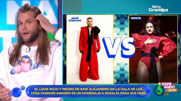 ¿Está mandando un mensaje Rauw Alejandro a Rosalía con su look en los CFDA Fashion Awards?