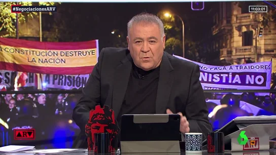 Ferreras, sobre el PP tras las protestas en Ferraz: "¿Va a estar al lado de esto? Es incomprensible" Ferreras, sobre el PP tras las protestas en Ferraz: "¿Va a estar al lado de esto? Es incomprensible"