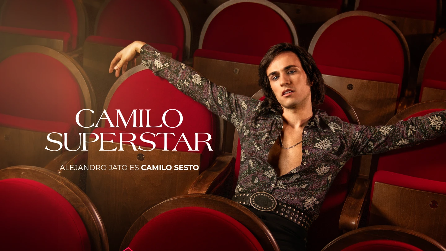 Alejandro Jato es Camilo Sesto en 'Camilo Superstar', la serie que llega a atresplayer el 19 de noviembre. Alejandro Jato es Camilo Sesto en 'Camilo Superstar', la serie que llega a atresplayer el 19 de noviembre.