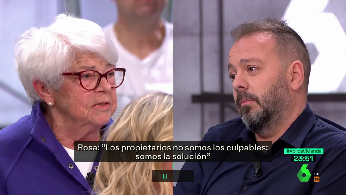 El debate entre Antonio Maestre y una propietaria de seis pisos que alquila a 400 euros El debate entre Antonio Maestre y una propietaria de seis pisos que alquila a 400 euros