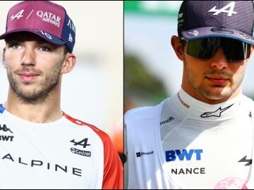 Pierre Gasly y Esteban Ocon