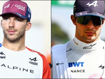 Pierre Gasly y Esteban Ocon Pierre Gasly y Esteban Ocon