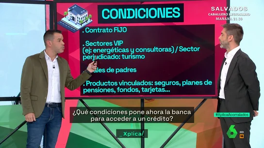 José María Camarero analiza los exigentes requisitos de los bancos para conceder créditos José María Camarero analiza los exigentes requisitos de los bancos para conceder créditos