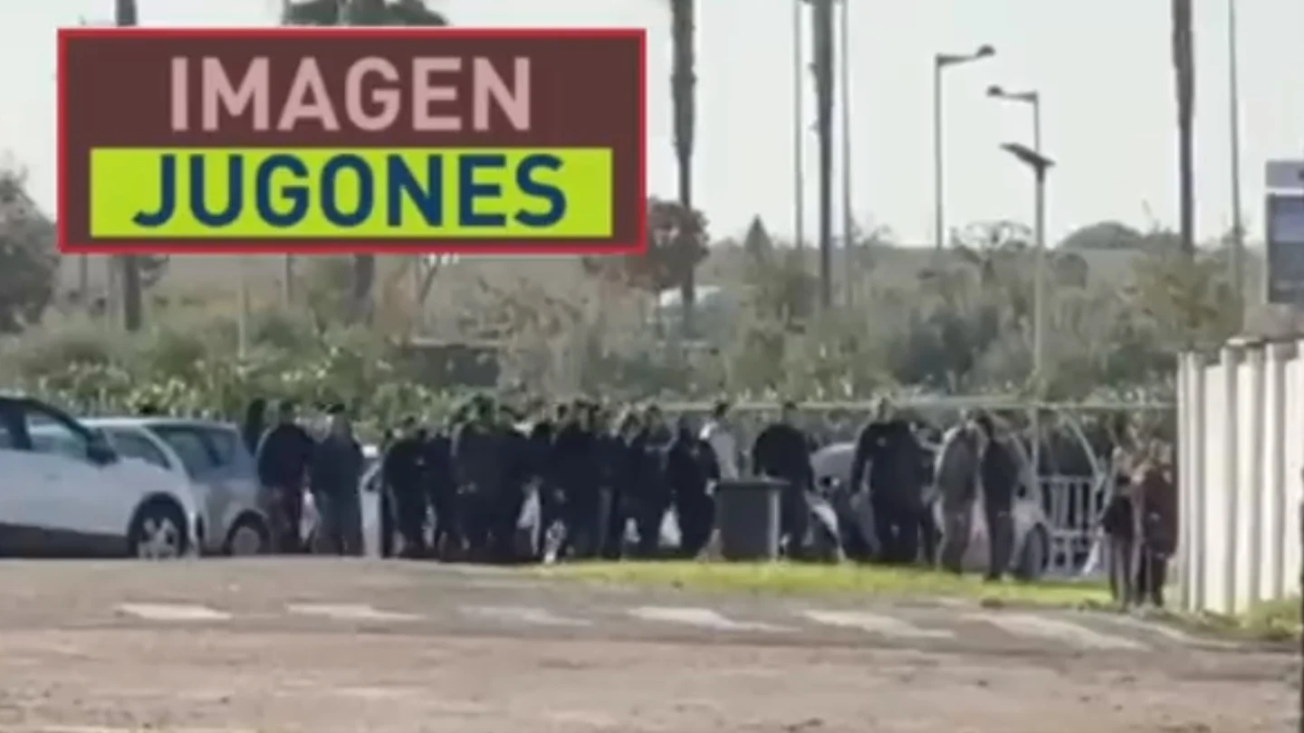 Los Biris se presentan en el entrenamiento del Sevilla antes del derbi ante el Betis Los Biris se presentan en el entrenamiento del Sevilla antes del derbi ante el Betis