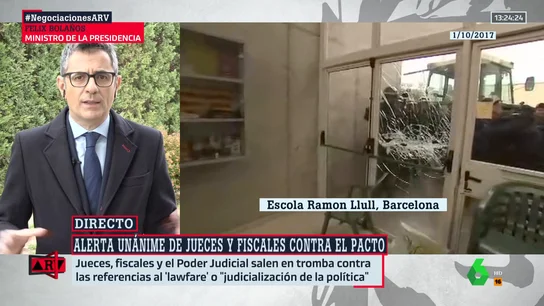 El ministro Bolaños en una entrevista en ARV El ministro Bolaños en una entrevista en ARV