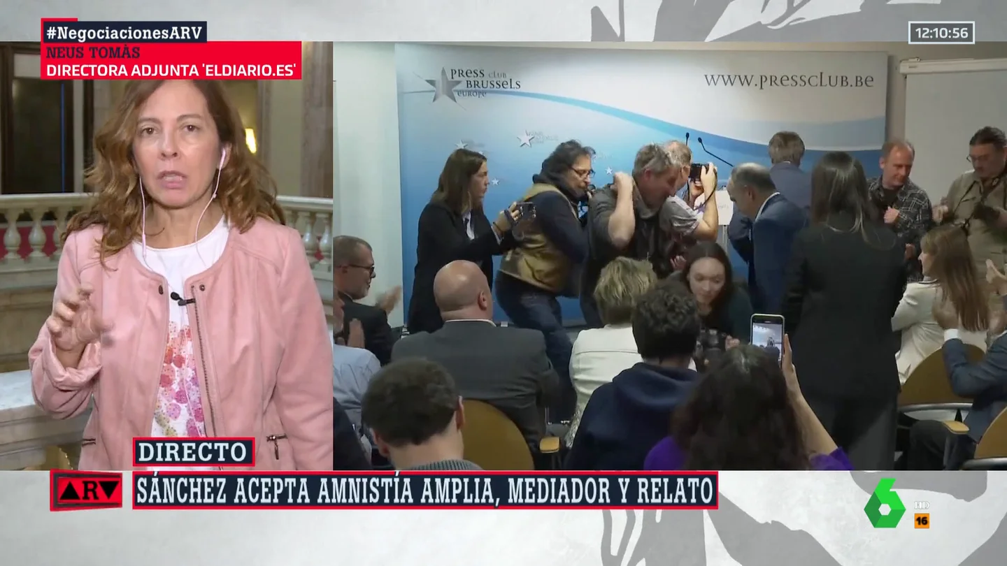 La periodista Neus Tomás explica la "nueva etapa" que se abre en el independentismo: "Junts se implica en la gobernabilidad de España" La periodista Neus Tomás explica la "nueva etapa" que se abre en el independentismo: "Junts se implica en la gobernabilidad de España"