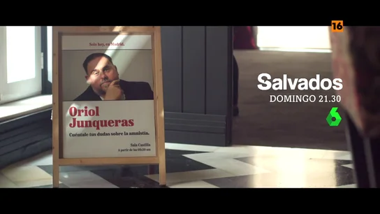 Hoy, en Salvados, Gonzo reúne a Oriol Junqueras con varios españoles para hablar de la amnistía Hoy, en Salvados, Gonzo reúne a Oriol Junqueras con varios españoles para hablar de la amnistía