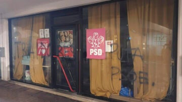 Sede del PSOE en Bruselas, vandalizada