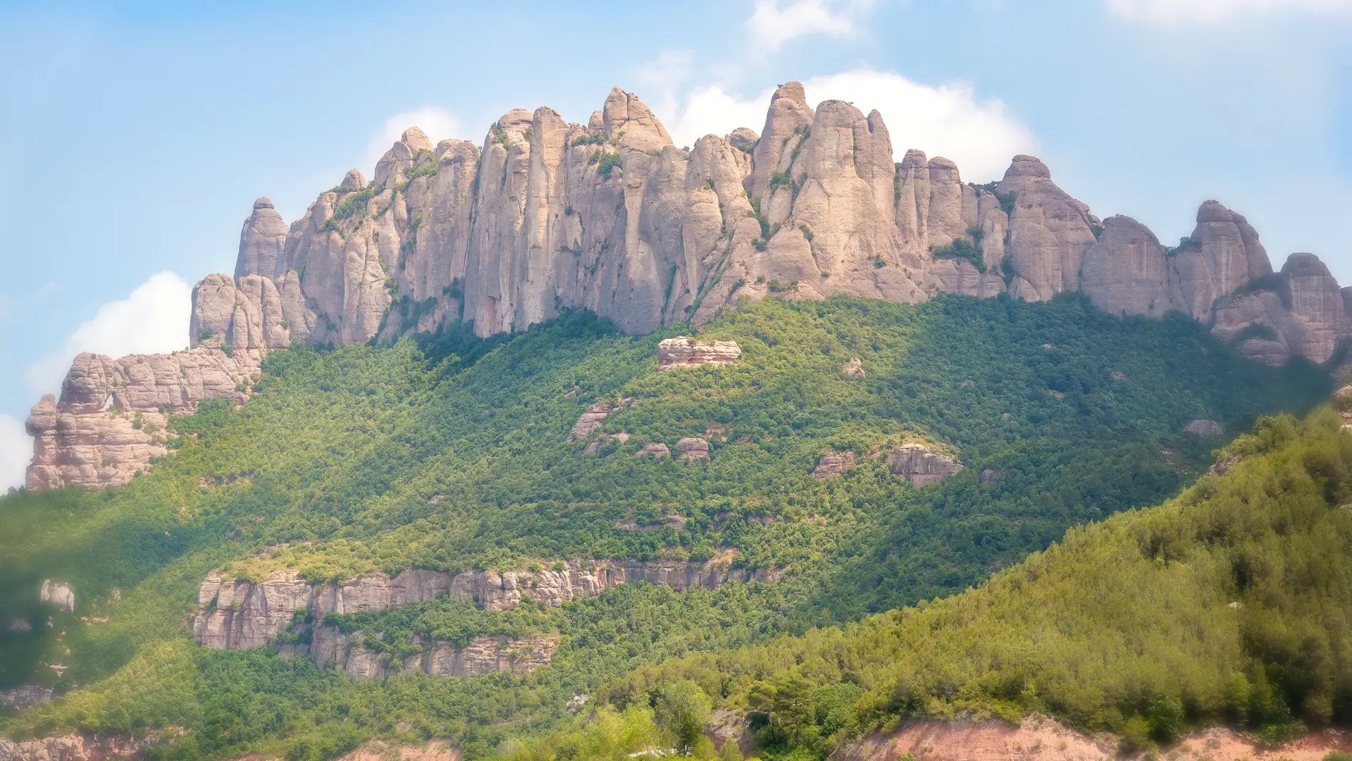 Montaña de Montserrat, en Cataluña