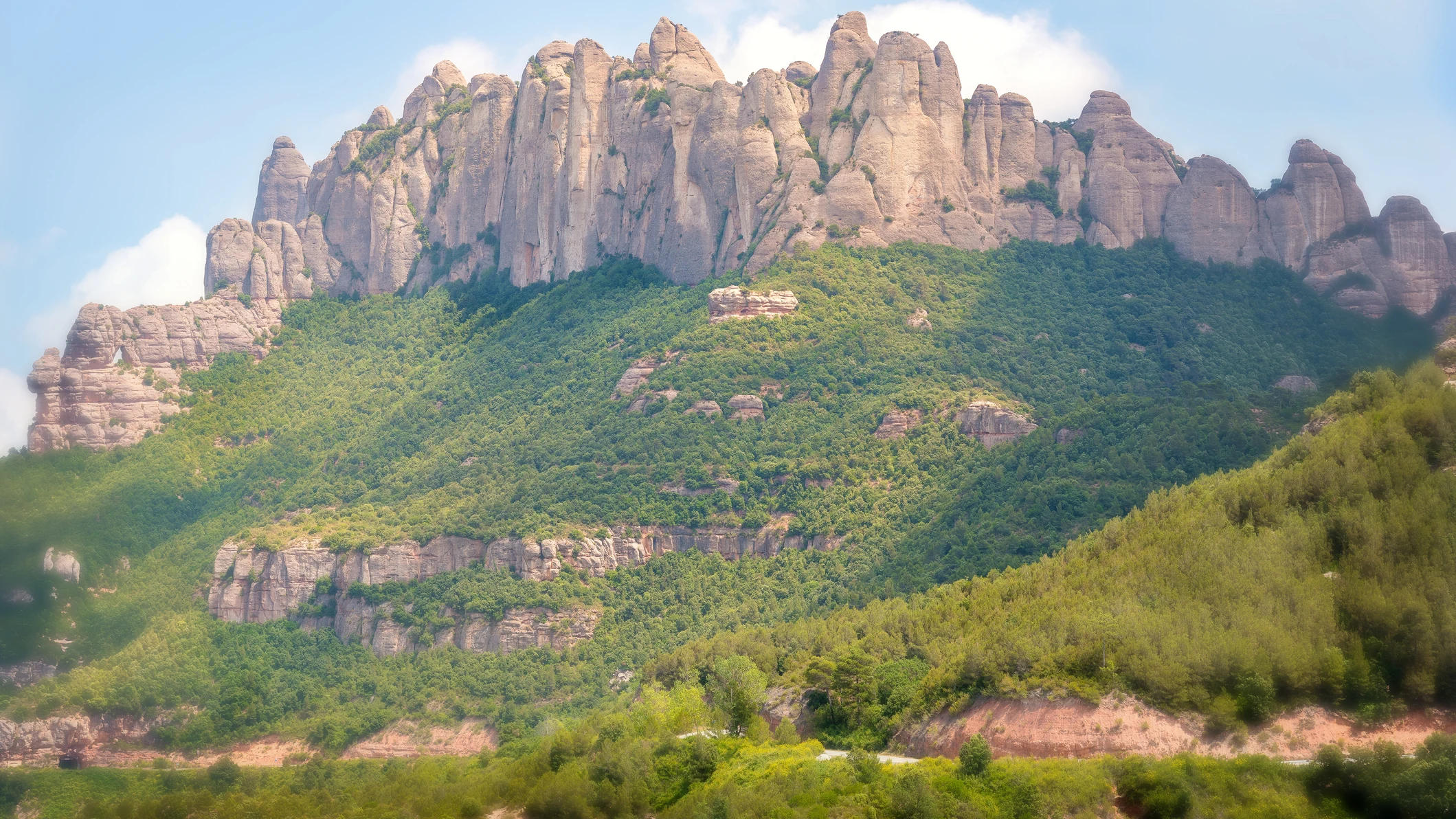 Montaña de Montserrat, en Cataluña Montaña de Montserrat, en Cataluña
