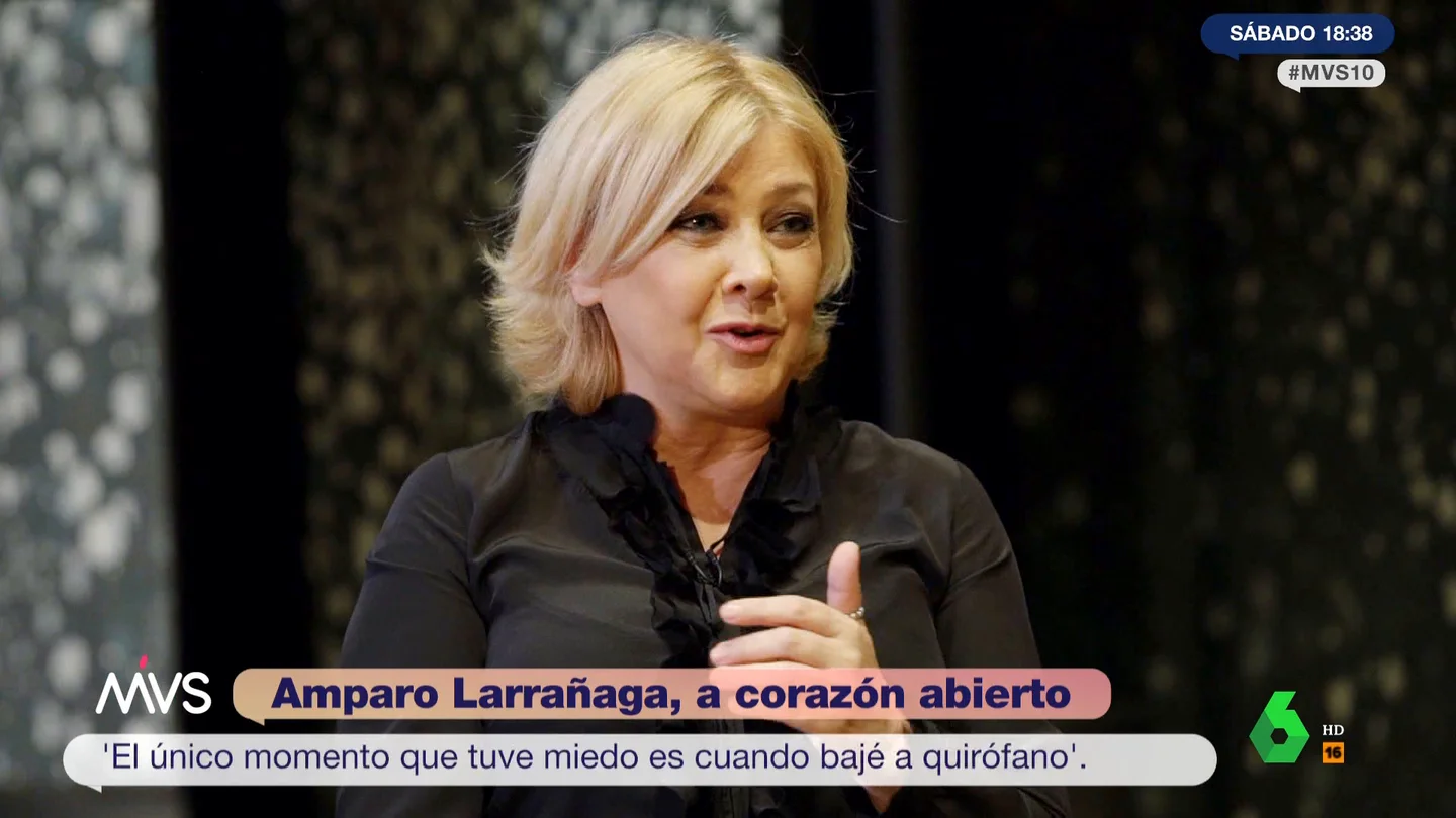 Amparo Larrañaga habla de su delicada operación de corazón Amparo Larrañaga habla de su delicada operación de corazón