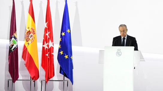 Florentino Pérez, en la Asamblea del Real Madrid Florentino Pérez, en la Asamblea del Real Madrid