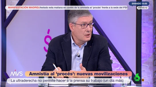Un inspector de policía, sobre las protestas en Ferraz Un inspector de policía, sobre las protestas en Ferraz