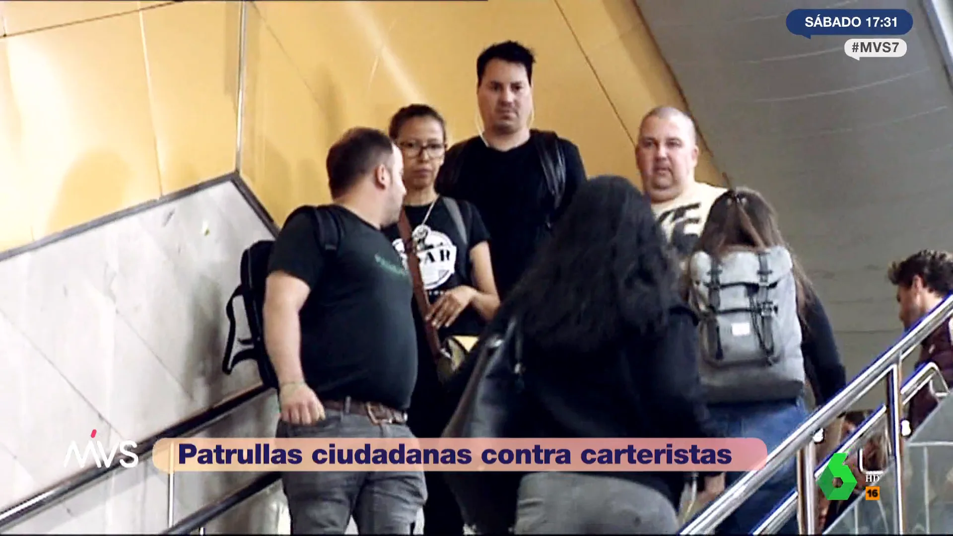 Patrullas ciudadanas contra carteristas: el día a día de las zonas más concurridas de las grandes ciudades