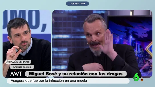 Ramón Espinar afea el negacionismo de Miguel Bosé: "Kilos y kilos de cocaína y lo que le ha costado una vacunita" Ramón Espinar afea el negacionismo de Miguel Bosé: "Kilos y kilos de cocaína y lo que le ha costado una vacunita"