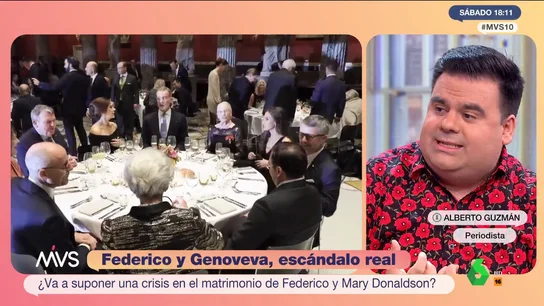 Alberto Guzmán analiza los gestos de Mary Donaldson tras la exclusiva de Federico de Dinamarca Alberto Guzmán analiza los gestos de Mary Donaldson tras la exclusiva de Federico de Dinamarca