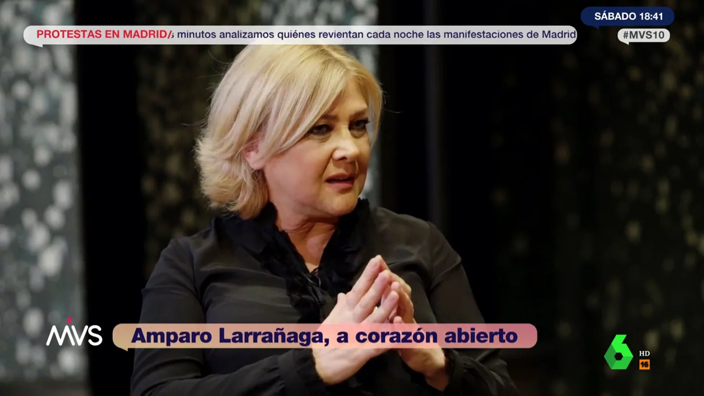 Amparo Larrañaga habla de la amnistía: "Todo el mundo tiene derecho a estar de acuerdo o no con ella" Amparo Larrañaga habla de la amnistía: "Todo el mundo tiene derecho a estar de acuerdo o no con ella"