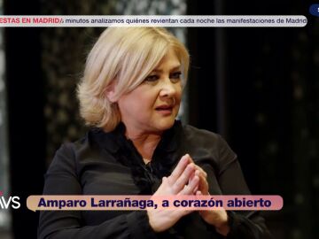 Amparo Larrañaga habla de la amnistía: "Todo el mundo tiene derecho a estar de acuerdo o no con ella"