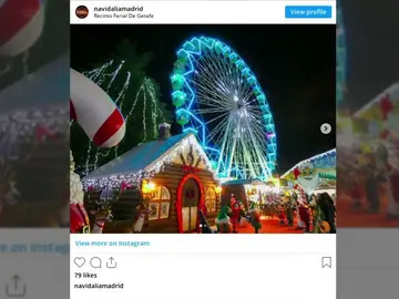 Vuelve Navidalia, la feria navideña de Getafe con una noria gigante y más de 90 atracciones Vuelve Navidalia, la feria navideña de Getafe con una noria gigante y más de 90 atracciones