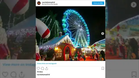 Vuelve Navidalia, la feria navideña de Getafe con una noria gigante y más de 90 atracciones Vuelve Navidalia, la feria navideña de Getafe con una noria gigante y más de 90 atracciones