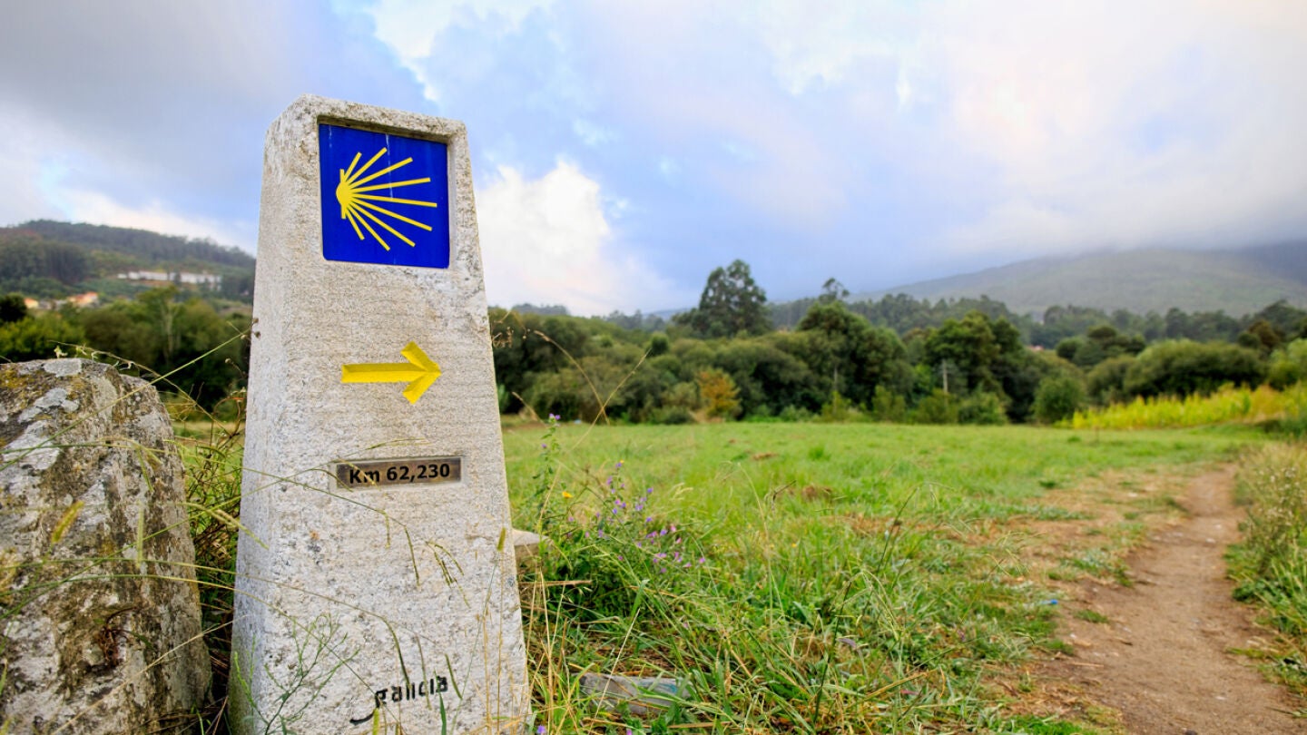 Cocha y flecha de los peregrinos del Camino de Santiago