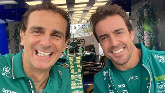 Pedro de la Rosa y Fernando Alonso Pedro de la Rosa y Fernando Alonso