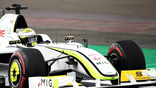 Jenson Button en Brawn GO Jenson Button en Brawn GO