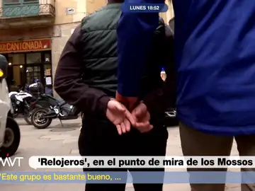 Así es la detención en cascada de dos certeros ladrones de relojes en Barcelona
