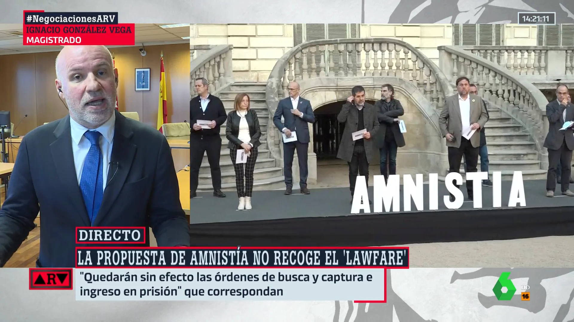 El magistrado Ignacio González explica en qué casos la ley de amnistía "puede plantear problemas"