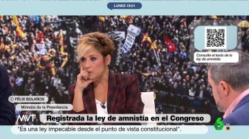 Cristina Pardo responde a Yolanda Díaz por decir que la ley de amnistía es para la gente común