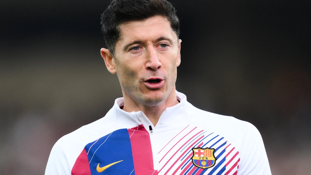 Robert Lewandowski, jugador del Barça
