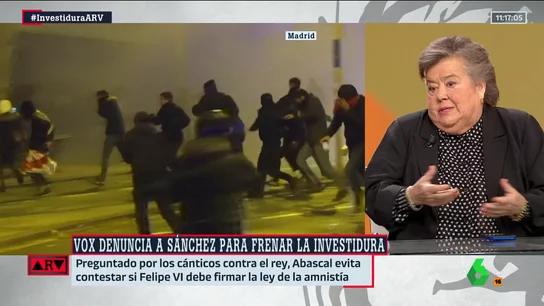 Cristina Almeida, sobre Abascal: "Este debe ganar por querellas y las pone por cantidad Cristina Almeida, sobre Abascal: "Este debe ganar por querellas y las pone por cantidad